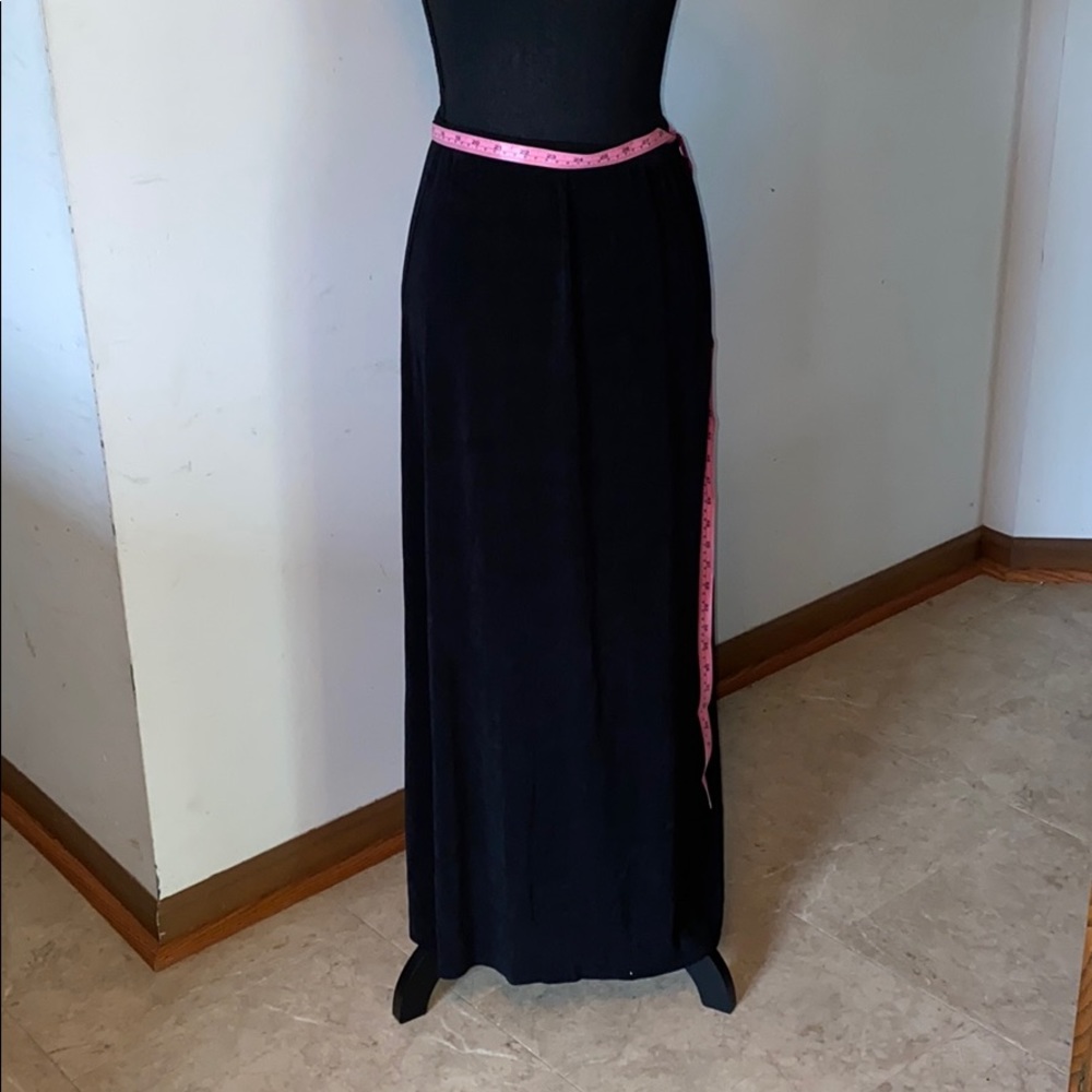Classic Black Maxi Skirt - Women's Flowing Long Skirt